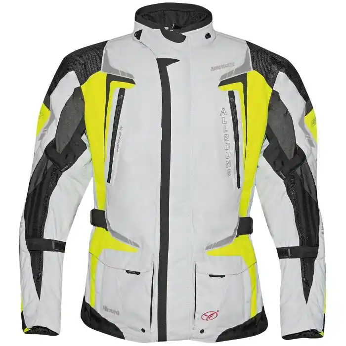 Germot TEXTILJACKE ALLROUND HERREN HELLGRAU/GELB Größe 9XL-12XL Angebot