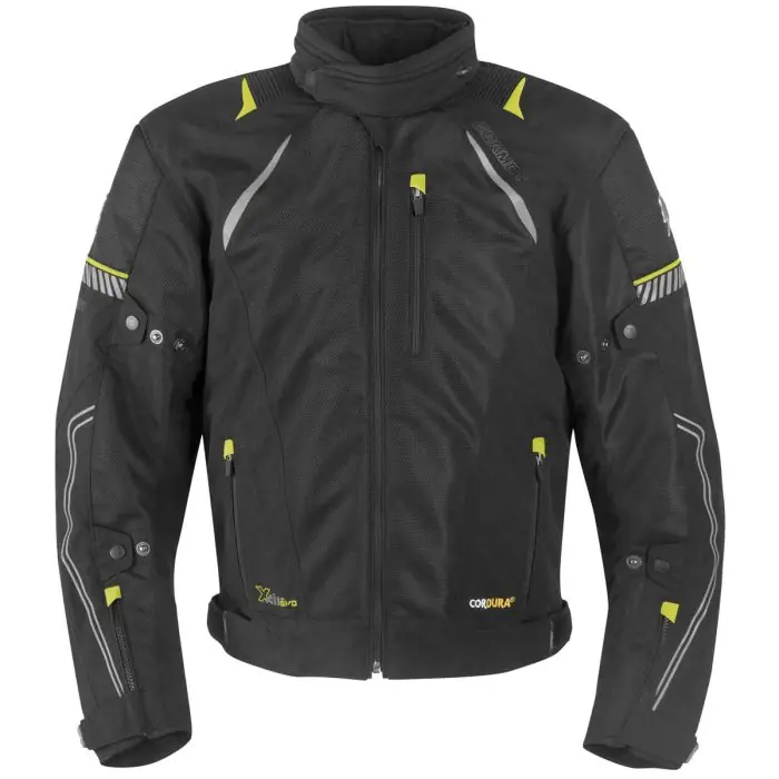 Markenware Germot Textiljacke X-Air Evo Pro Damen schwarz/gelb Größe 36D-48D