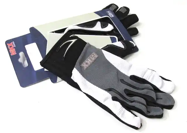 Motorradhandschuhe Motorrad Roller Handschuhe Cross Grau Größe L Geprüft