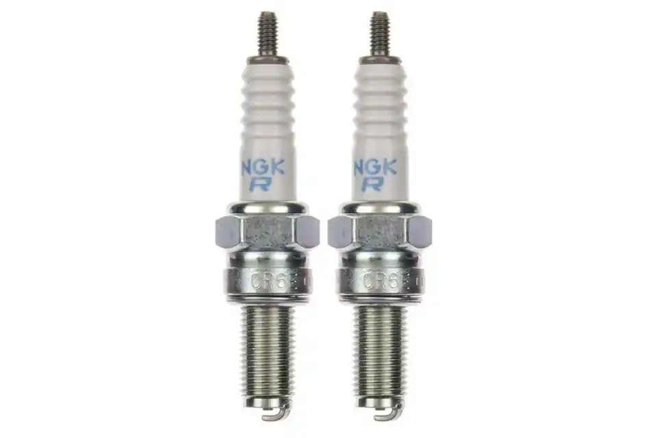 2x Zündkerze CR6E für Zündkerzen Set 2 Stück für Motorrad / Roller / Scooter Schnäppchen