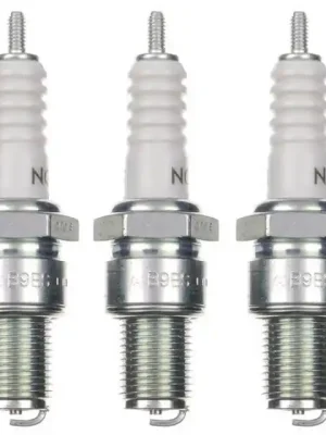3x Zündkerze B9ES 3er Pack Zündkerzen Set 3 Stück für Motorrad / Roller / Mofa / Moped Heißes Angebot