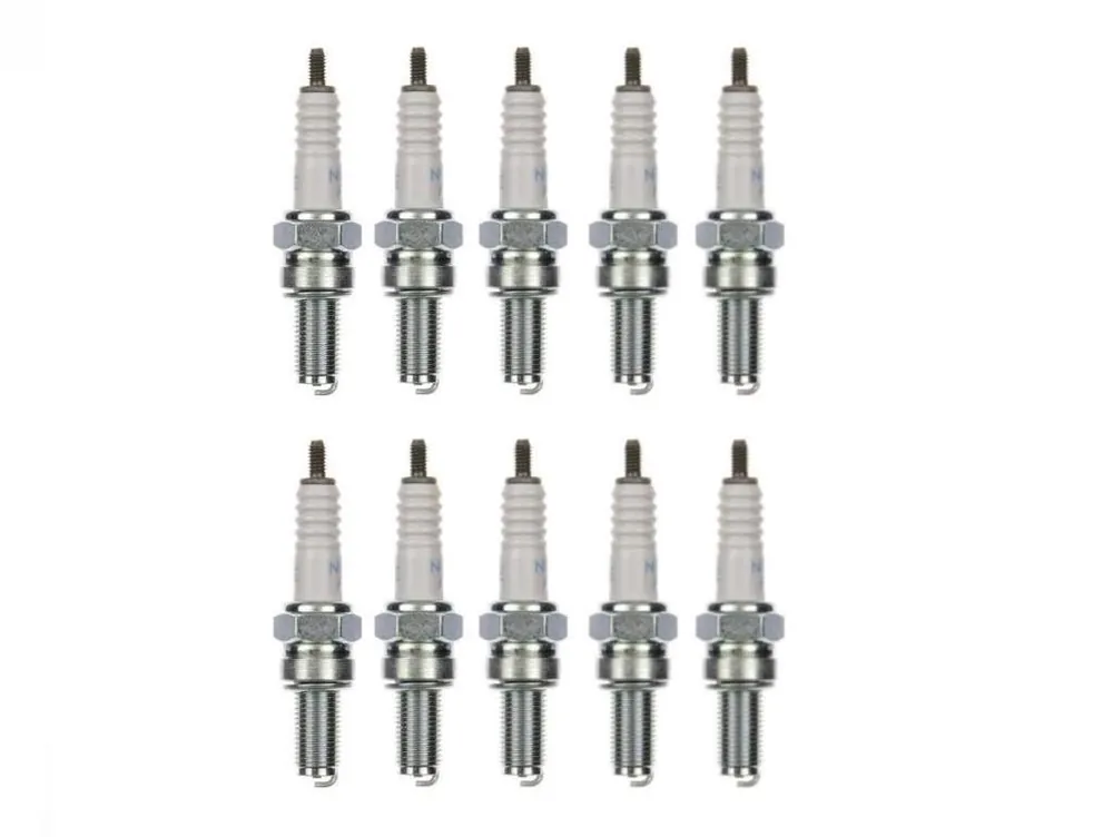 10x Zündkerze CR8E Zündkerzen Set 10 Stück 10er Pack für Motorrad / Roller Wochenendangebot