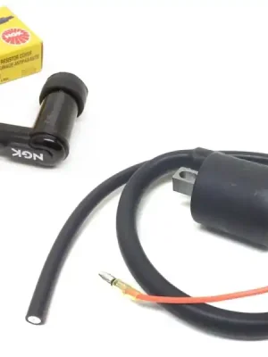 Ersatz Zündspule mit Zündkabel & NGK Kerzenstecker für Yamaha Aerox & MBK Nitro 50 Nur Heute