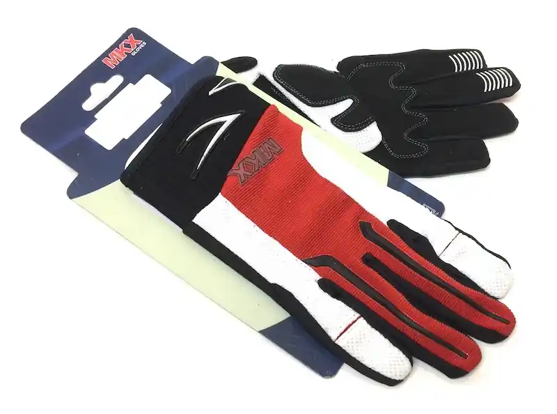 Motorradhandschuhe Motorrad Roller Handschuhe Cross Rot Größe XL Sonderangebot