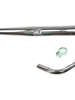 32mm Zigarrenauspuff Auspuff Flansch Krümmer Set für Kreidler Florett K 54 RMC RS Neu Im Sortiment