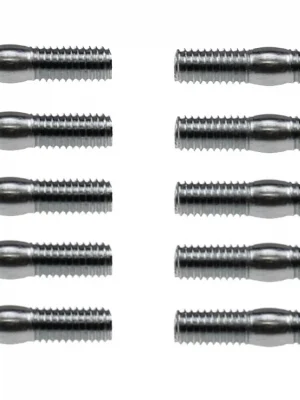 10x Auspuff Krümmer Stehbolzen M6 x 30mm für 50ccm Roller Solange Der Vorrat Reicht