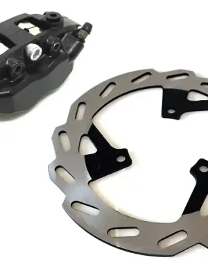Sonderangebot Bremszange mit Bremsbelägen und Bremsscheibe für Peugeot Speedfight 3 vorne