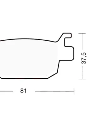 Sonderaktion Bremsbeläge hinten für Honda NSS 250, S-Wing 125, SH 125 300i