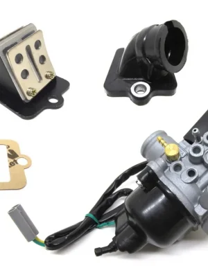 Geprüft 12mm PHVA PHVN Vergaser Set Ansaugstutzen Membranblock für Piaggio Gilera Derbi