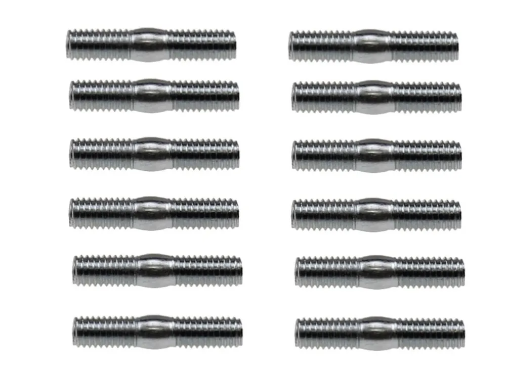 12x Auspuff Krümmer Stehbolzen M6 x 30mm für 50ccm Roller Billig