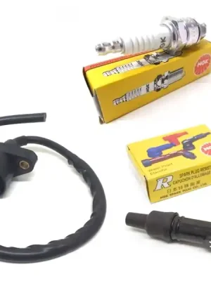 Zündspule Zündkerze Set für Peugeot Speedfight Honda Bali Roller Neu Im Sortiment