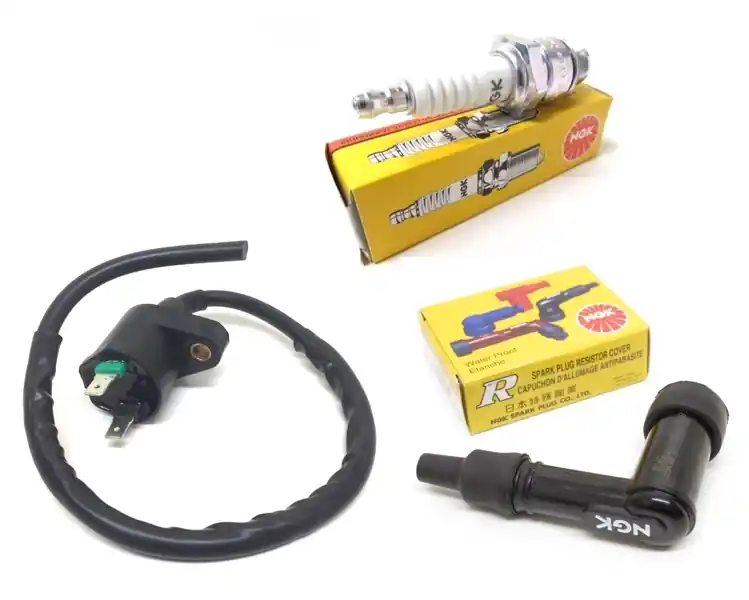 Zündspule Zündkerze Set für Peugeot Speedfight Honda Bali Roller Neu Im Sortiment