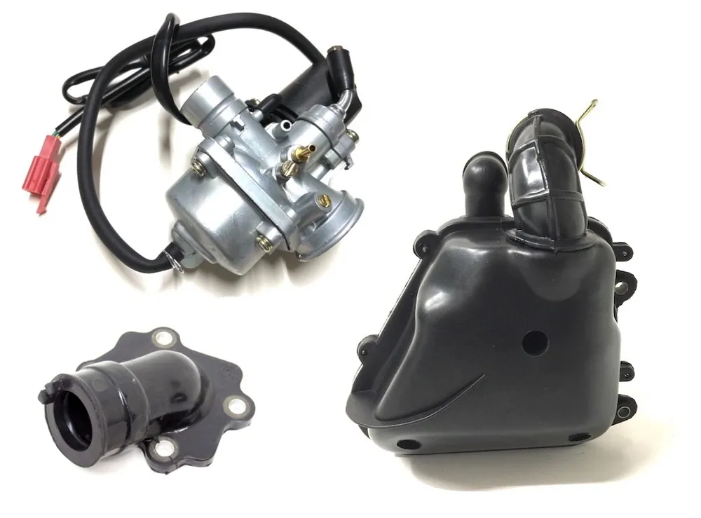 12mm Vergaser Luftfilter Ansaugstutzen Set für CPI Aragon, Generic Spin, Sachs, Keeway Garantierte Lieferung