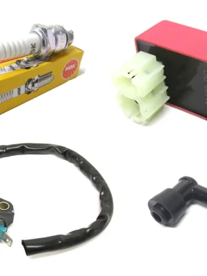 Neuheit CDI Zündspule Zündkerze Set DC 2T für CPI/Keeway/Sachs 50