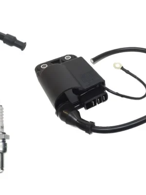 Versand Am Gleichen Tag CDI Zündspule + Zündkerze + Stecker Set für Piaggio NRG MC2 MC3 Sfera NSL Zip