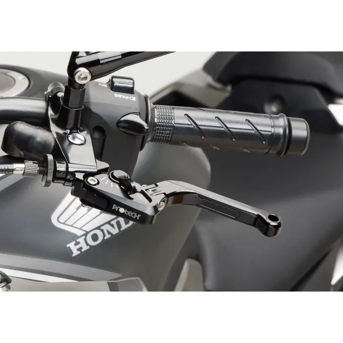 PROTECH Bremshebel Race schwarz Versteller schwarz ABE passt für KAWASAKI Ninja 650(20-22)/Ninja 650(23-24)/Ninja 650(17-19)/Versys 1000(15-16)/Versys 1000(17-18)/Versys 650(17-21)/Versys 650(22-22)/V Mega-Angebot