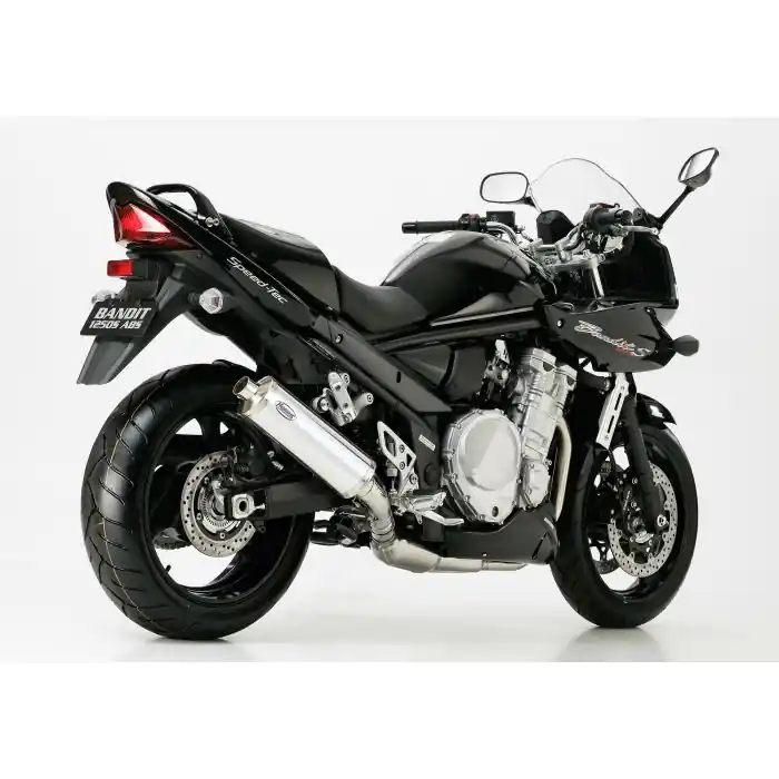 Saisonangebot HURRIC Rac 1 Auspuff silber EG-BE passt für SUZUKI GSF 1200 Bandit(06-06)/GSF 1200 Bandit S(06-06)