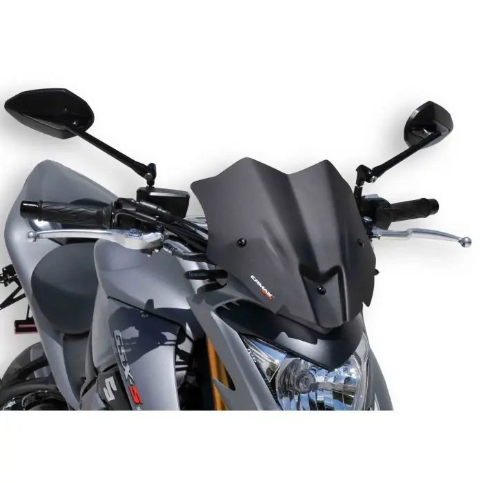 ERMAX Naked-Bike-Scheibe Sport schwarz getönt ABE passt für SUZUKI GSX-S 1000(15-16)/GSX-S 1000(17-20) Schnäppchen