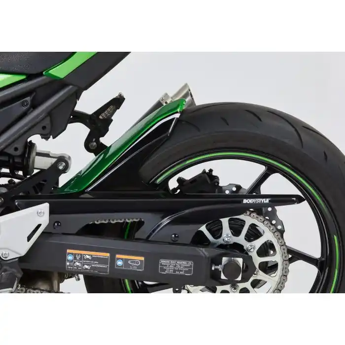 BODYSTYLE Sportsline Hinterradabdeckung grau Metallic Moondust Gray, 25X ABE passt für KAWASAKI Z900(19-19) Schneller Versand