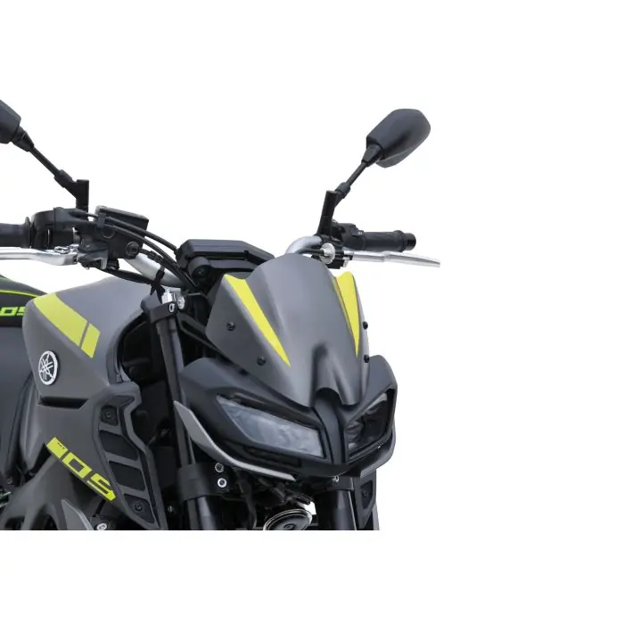Neuheit BODYSTYLE Sportsline Scheinwerferverkleidung grau/rot Mat Light Gray Metallic4, MLNM/Vivid Yellowi passt für YAMAHA MT-09 / SP(19-20)
