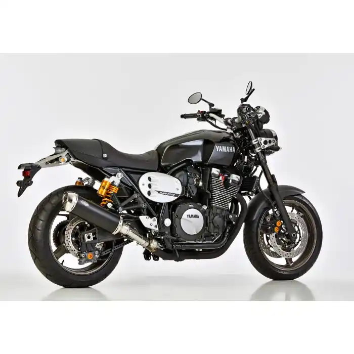 Finale Aktion SHARK DSX-5 Auspuff schwarz EG-BE passt für YAMAHA XJR1300(07-16)