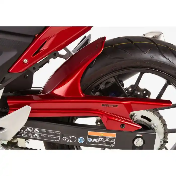 Sofort Bestellen BODYSTYLE Sportsline Hinterradabdeckung rot Millenium Red, R263 ABE passt für HONDA CB500F(16-16)/CB500F(17-17)/CB500X(15-16)/CBR500R(16-16)/CBR500R(17-17)