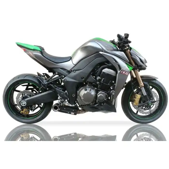 Expressversand IXIL SX1 Edelstahl Komplettanlage Kawasaki Z 1000, 10-, Z 1000 SX, 11- (Stück)