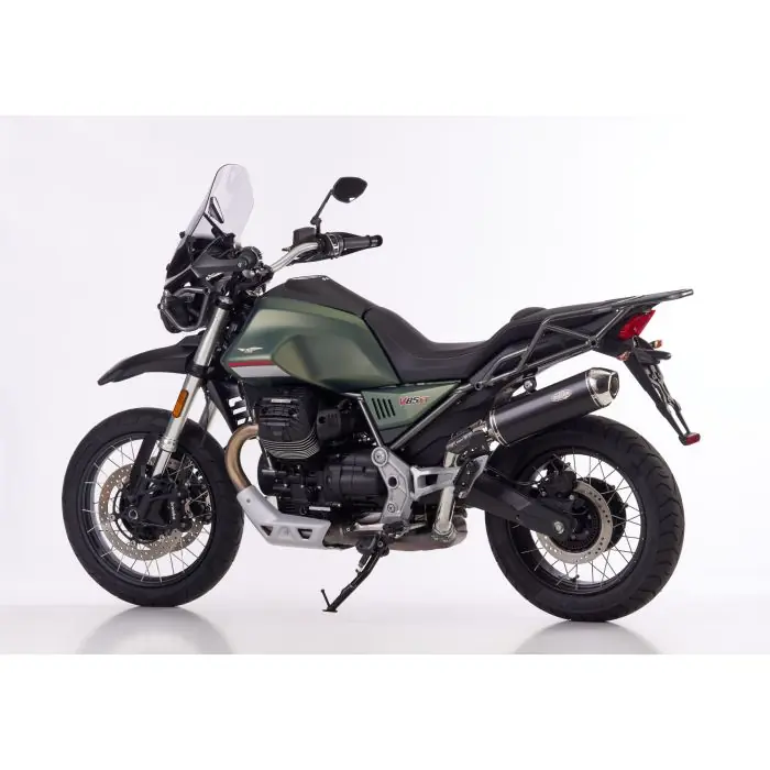 SHARK DSX-5 Auspuff schwarz EG-BE passt für MOTO GUZZI V85 TT(21-24) Neue Kollektion
