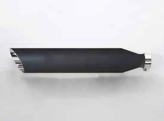 Versand Am Gleichen Tag MILLER - CLASSICLINE - Universal Endschalldämpfer / schwarz - 400 / 450 mm / Ø 86 / 45 / 38 / ABE