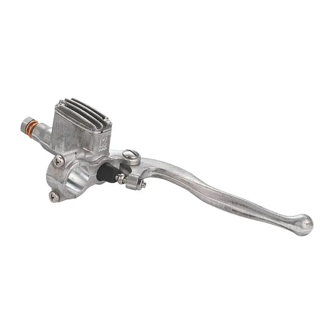KustomTech Handbremszylinder Classic unbehandelt 14mm für Harley-Davidson Abverkauf