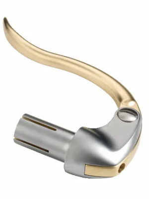 Nur Heute KustomTech Retro Line Brems - Kupplungsarmatur Messing satin für Harley-Davidson