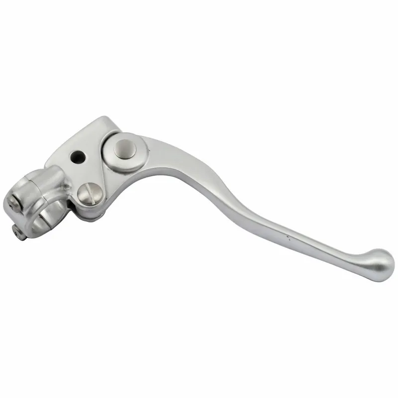 Markenware KustomTech Bremshebel mechanisch Classic Aluminium satiniert für Harley-Davidson