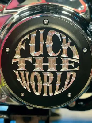 Online Kaufen Indian Larry Kupplungsdeckel FTW Mattschwarz f. Harley-Davidson Touring 16-25