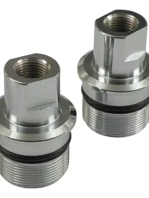 Neue Ware Standrohrverschluß-Schrauben Chrom 41mm für Harley-Davidson Big Twin 77-17