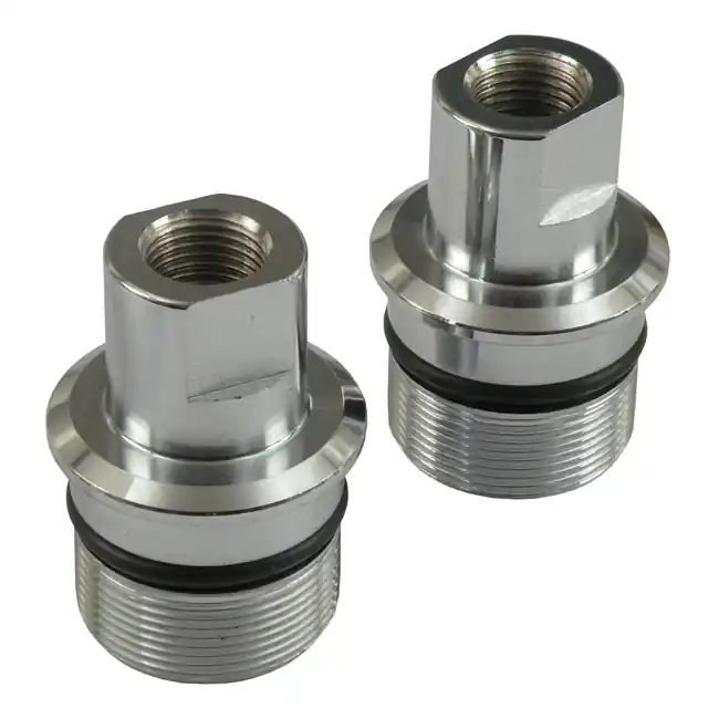 Neue Ware Standrohrverschluß-Schrauben Chrom 41mm für Harley-Davidson Big Twin 77-17
