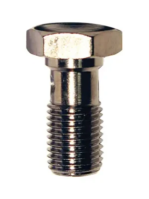 Markenprodukt Goodridge Banjoschraube für Bremsleitungen 3/8-24 Chrom für Harley-Davidson
