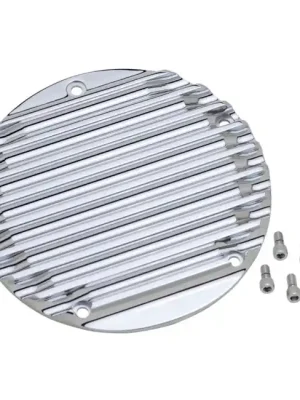 Günstig Covington‘s Derby Cover Finned Chrom f. Harley-Davidson Twin Cam, M8 99-18