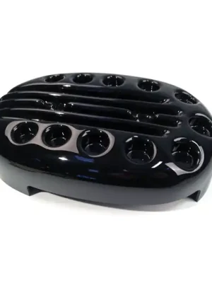 Cultwerk Luftfilter Deckel Slotted-O Schwarz f. Harley-Davidson Sportster 04-21 Markenware