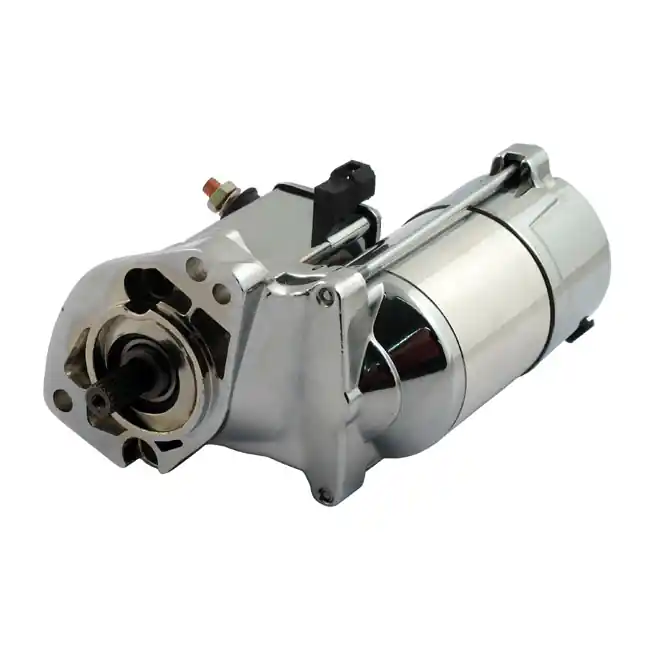 Billig Jims E-Starter, 1,8kw, Chrom, für Harley-Davidson Big Twin 89-93