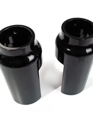 Knallerangebot Cultwerk Gabel Cover unten, Schwarz, für Harley Davidson V-Rod 02-06