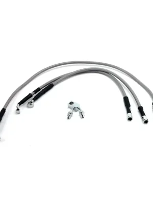 Begrenztes Angebot Goodridge Bremsleitungskit Stahlflex, f. Harley-Davidson FLS, FLSTC, FLSTN 15-17 m. TÜV!