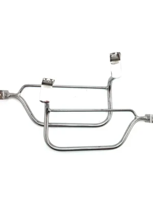 Letzte Chance Longride Satteltaschehalter Chrom, für Triumph Bonneville bis 05-15