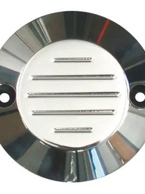 CPV Point Cover Grooved pol. f. Harley-Davidson BigTwin 70-99, XL 04-20 Highlight