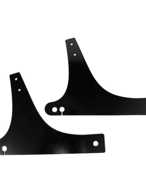 Abverkauf Westland SissyBar Seitenplatten Schwarz, für Harley-Davidson Dyna 91-17