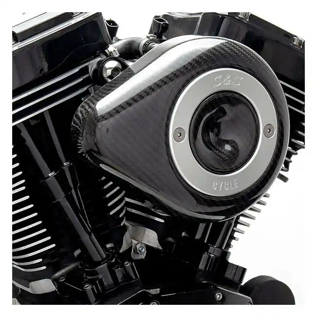 Highlight S&S Stealth Luftfilter Teardrop Carbon f. Harley-Davidson Softail/Touring 18-20
