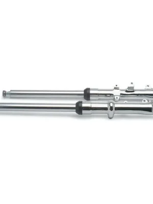 2 Stand & Tauchrohre, +2", Doppelscheibe, poliert, f. Harley-Davidson 80-83 FXWG Knallerangebot