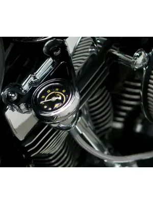 Heißes Angebot Arlen Ness Öldruckmesser Chrom, 60PSI, f. Harley-Davidson Twin Cam 99-17