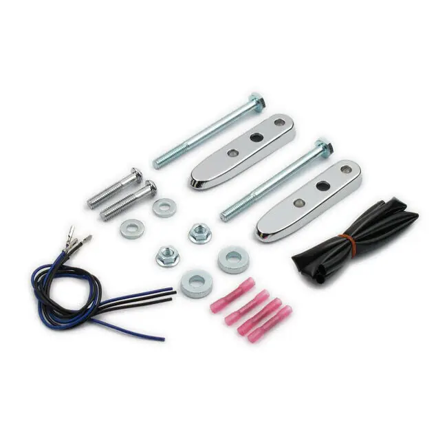 Schneller Versand Blinker Relocation Kit, Chrom f. Harley-Davidson Sportster 04-16