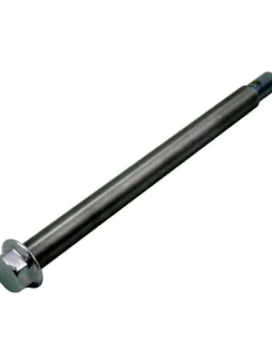 Achse Vorderrad, Vorderradachse, Chrom, für Harley-Davidson FLSTS 97-07 Markenware