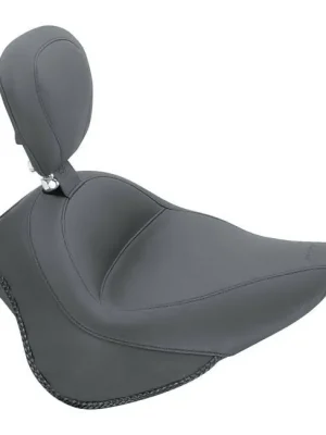 Heißes Angebot Mustang Wide Vintage Solo Sitz Rückenlehne f. Harley-Davidson FLS/S, FXS 11-17